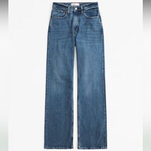 Abercrombie & Fitch Blue High Rise Jeans The 90s Relaxed Jean High Rise size 32